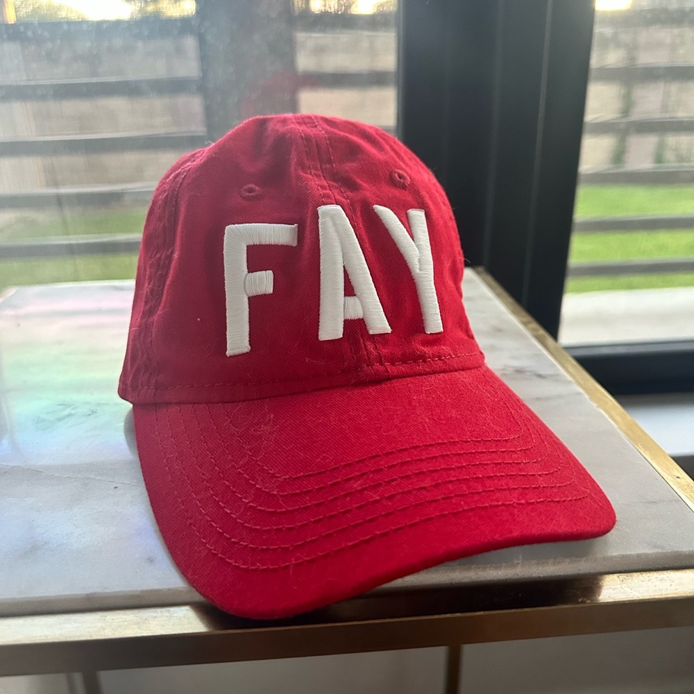 Fayetteville Arkansas Red Baseball Cap